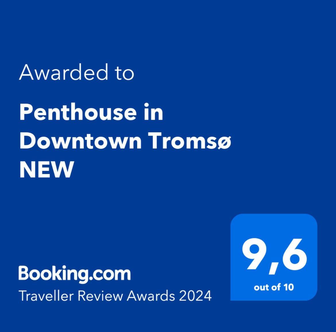 Penthouse In Downtown Tromso New Apartment Bagian luar foto